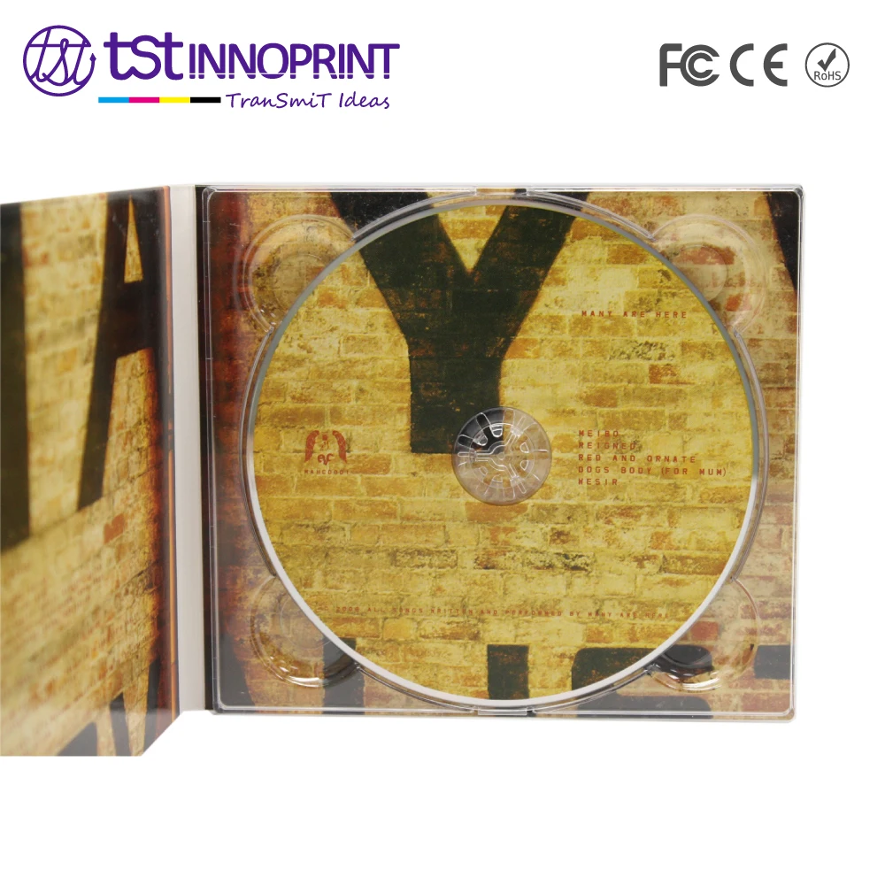 TOP Spider Hub CD Digi Pack with Transparent CD Trays