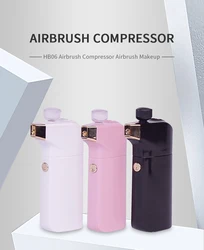 Rechargeable Spray Airbrush Makeup With Batteries Dual Action Operation Kit Air Compressor