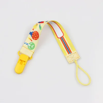 Funny cute organic pacifier holder baby born  pacifier chain clip holder