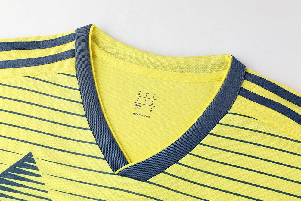 
OEM ODM 100% polyester jersey football Colombia sports soccer jersey 