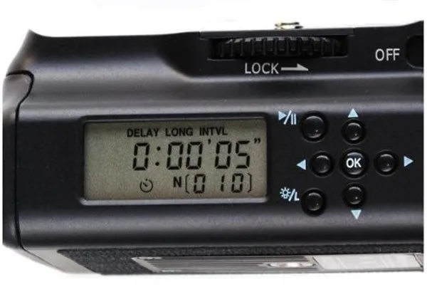 MK-550DL LCD Timer Battery Grip Holder For 550D 600D 650D 700D / Rebel T2i T3i T4i T5i