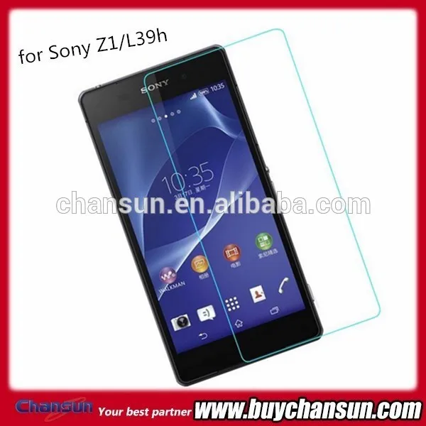 взрывозащищенный закаленное стекло экрана для sony z1/l39h