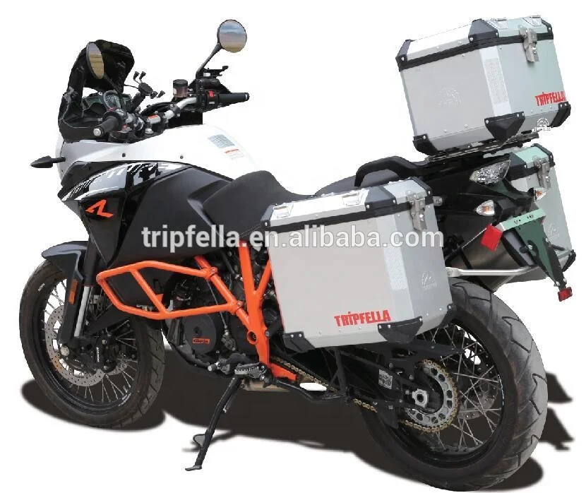 Tripfella - 40L Top case aluminium motorcycle top box