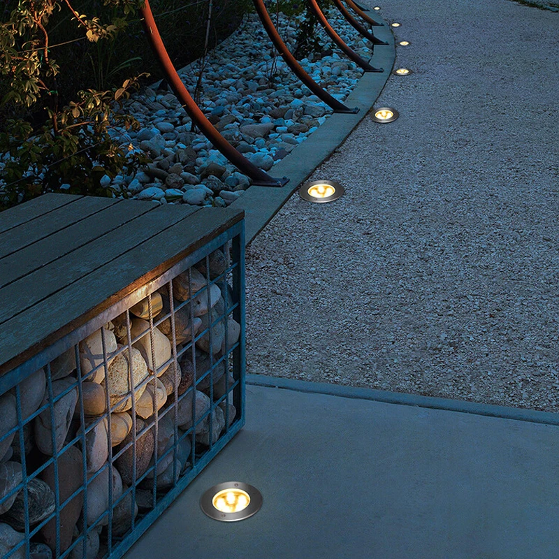 Adjustable Angle  LED Inground Light 3W 6W 9W 12W 18W 24W 36W IP65 Waterproof Underground Light