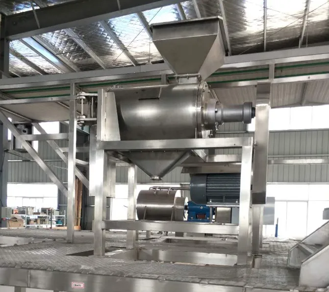 high speed fruit and vegetable dual double channel pulping machine pulper pulp machine