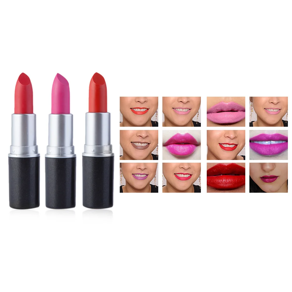 ОЦК небольшое минимальное кол-во в заказе естественная Губная помада 12 видов цветов, Длительное Действие, матовые женские ботинки губная помада изготовленным на заказ логосом небольшой объем минимального заказа