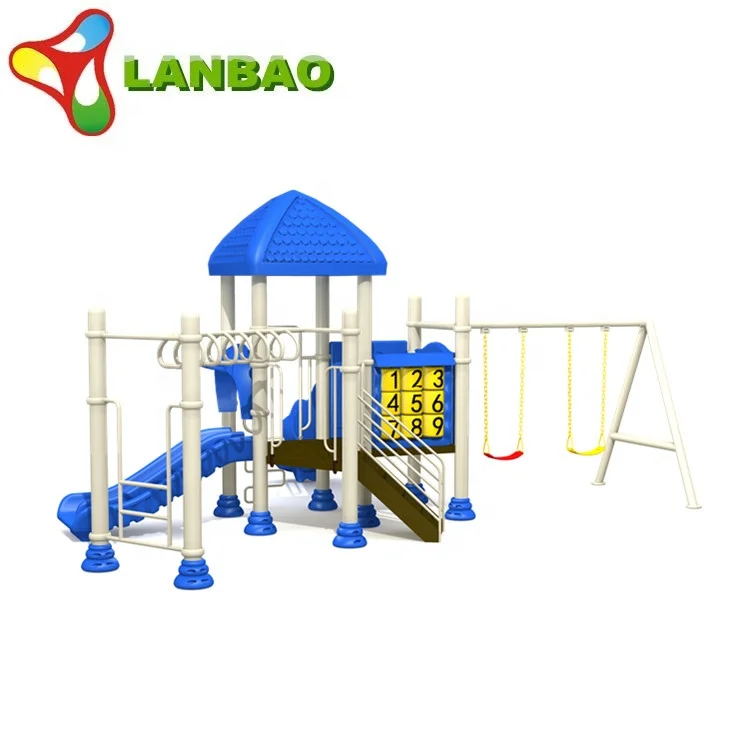 Popular plastic playground equipment for children with specified dimensions that are in demand