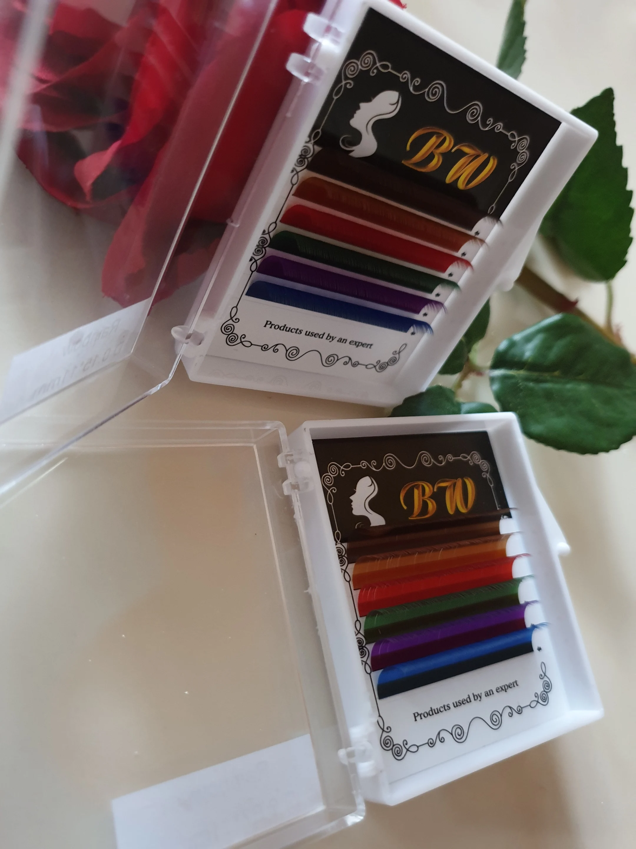 
Faux Mink Color Lashes Dark Brown eyelash extension Korea of manufacturing in Vietnam 