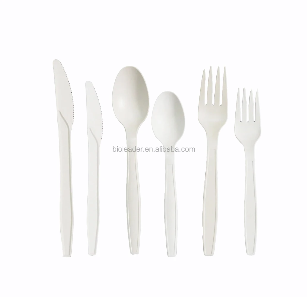 Wholesale Compostable Cutlery Sets Heavy Duty Fork Spoon And Knife