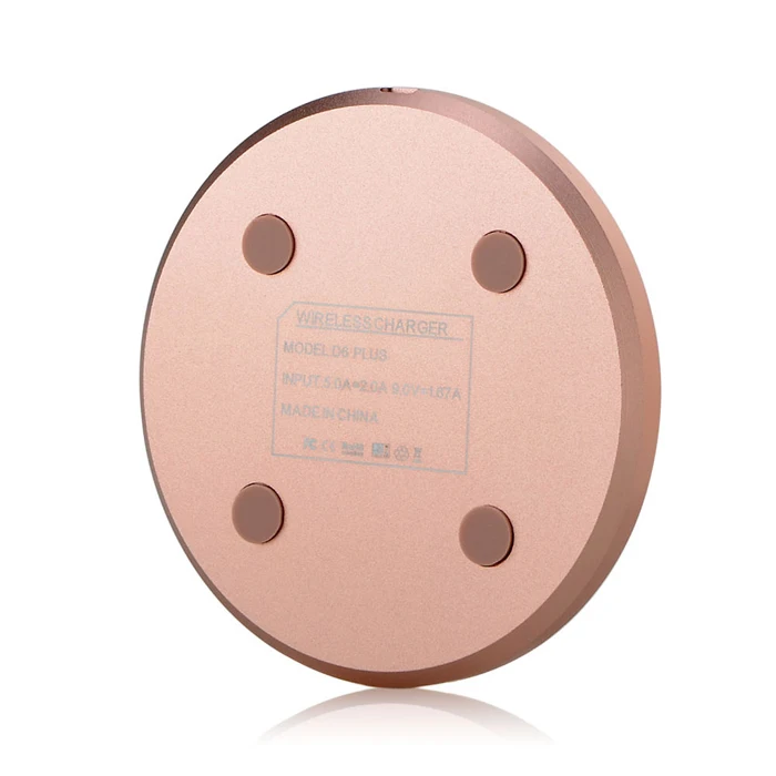 Leather cover Fast Wireless Charger Qi for all cell phone