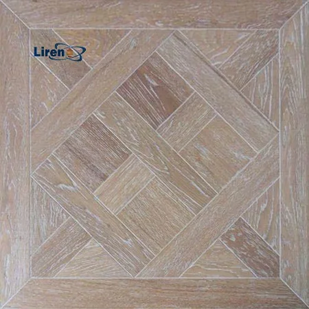 Antique oak versailles pattern oak  parquet tile floor rustic oak flooring