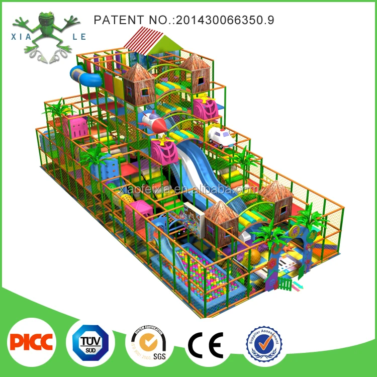 Most Creative Commercial Big Slides Children Indoor Playground For Sale