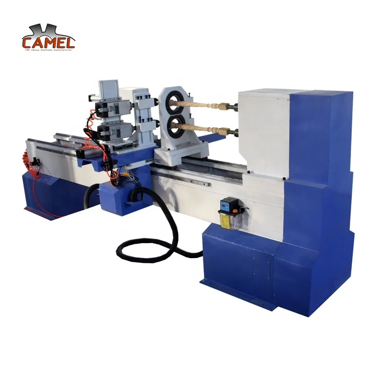 CA-1516 Jinan woodworking CNC wood turning lathe carving machine with spindle for staircase ,Rome column,baseball bat,chair legs