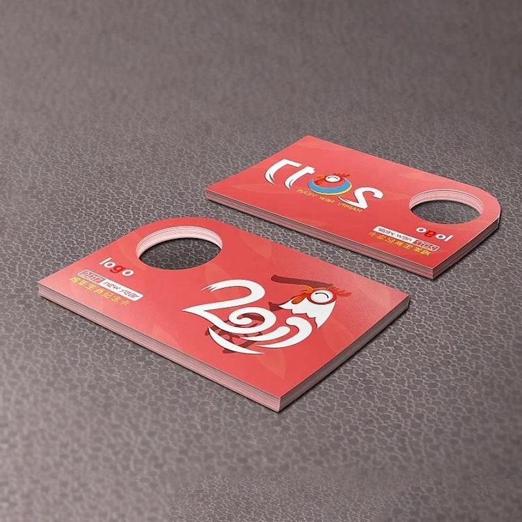 Plastic Loyalty membership Card with custom shape printed