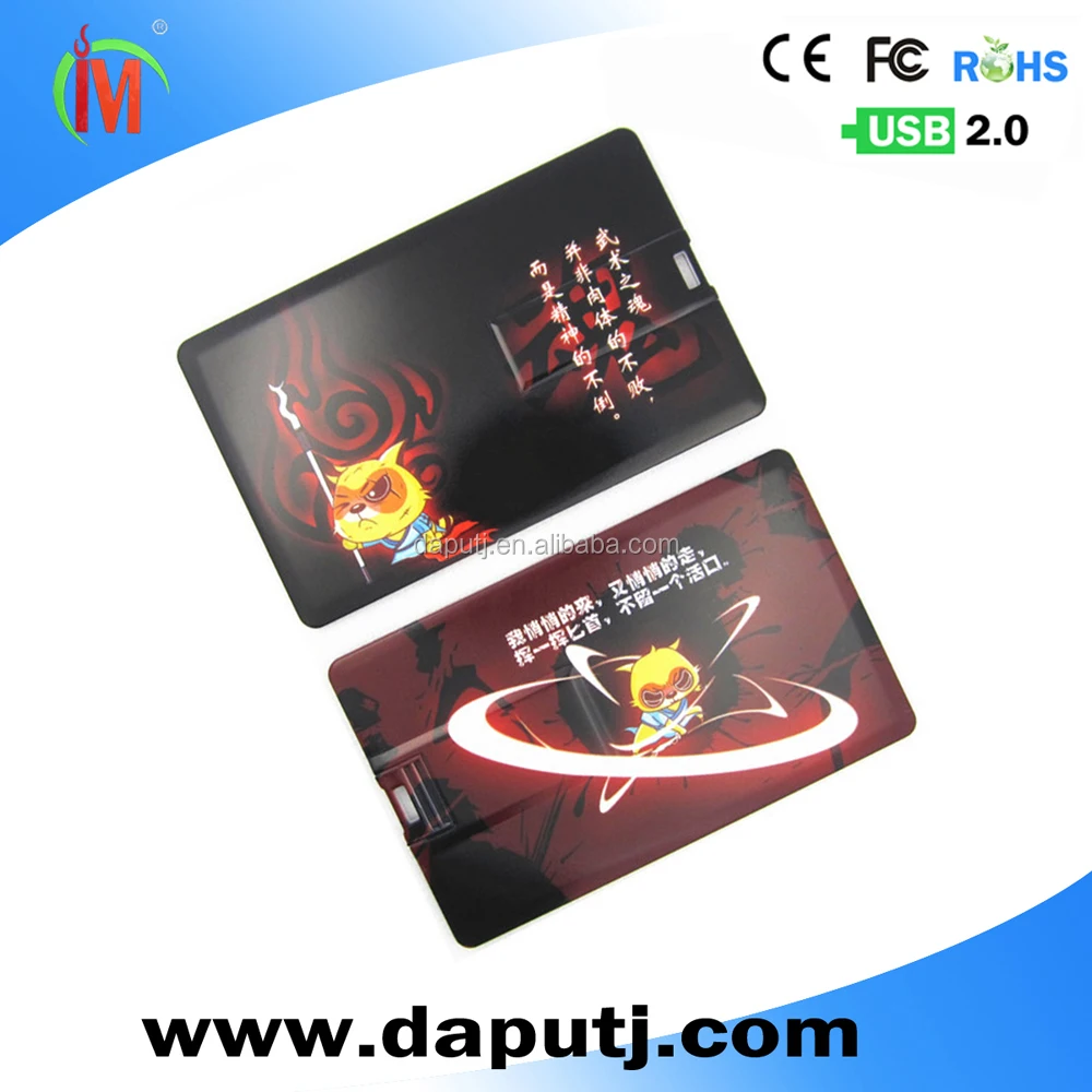 Carte postale usb flash drive card usb pen drive cheap computer accossiore usb memory card