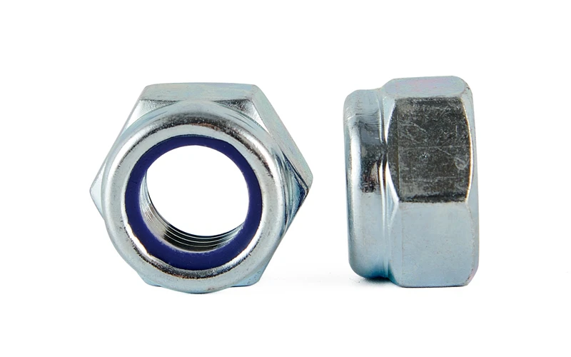 
Zinc Yellow-Chromate Plated m16 din 985 nylon lock nut 