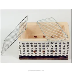 Portable  ceramic clay  oven beach Japanese charcoal bbq grill