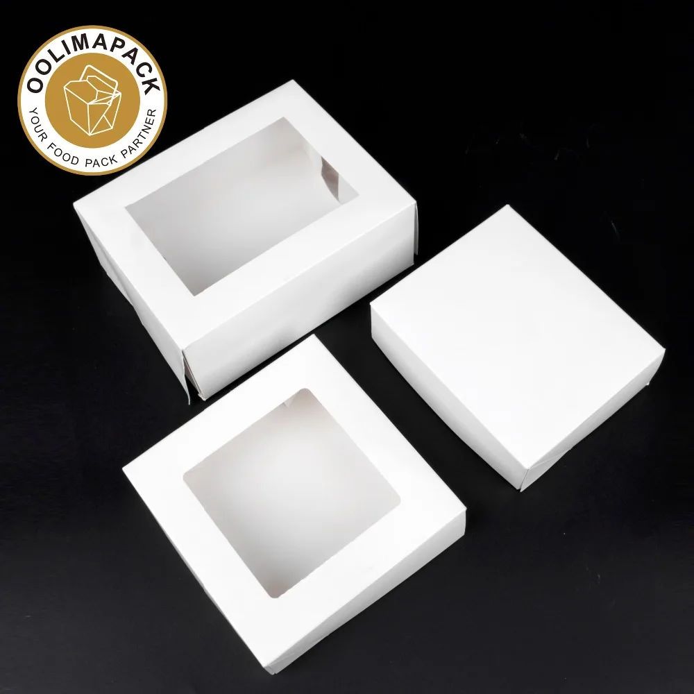 creative design folding paper box,recycled paper cardboard food packaging box disposable, birthday cake boxes plain