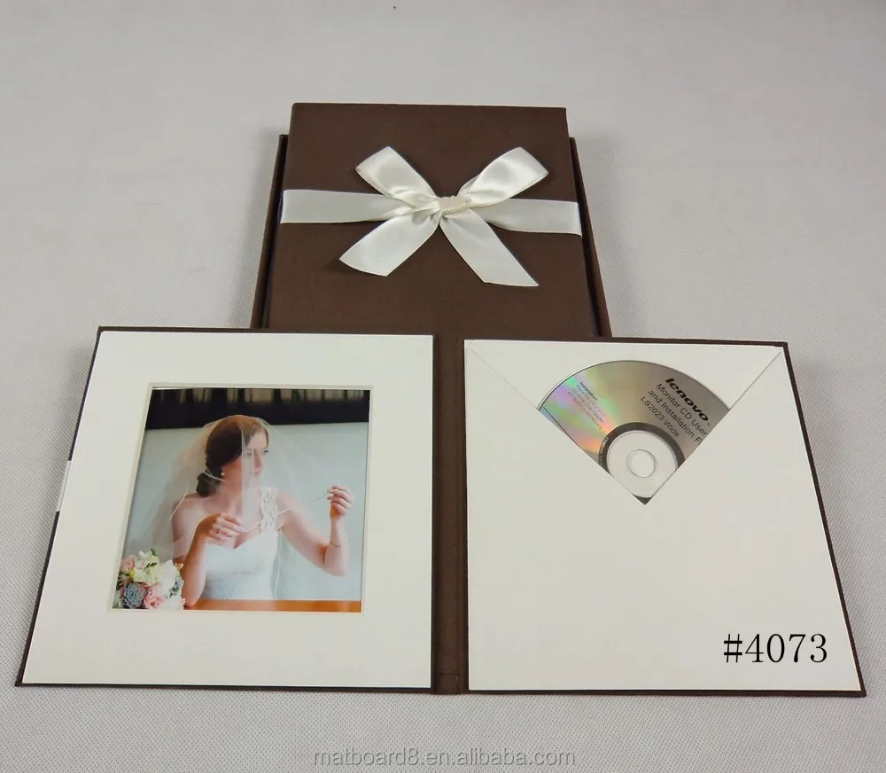 Изготовленный на заказ Чехол для dvd-приставки кожаный материал чехол cd-дисков свадебного подарка тканевый/льняной