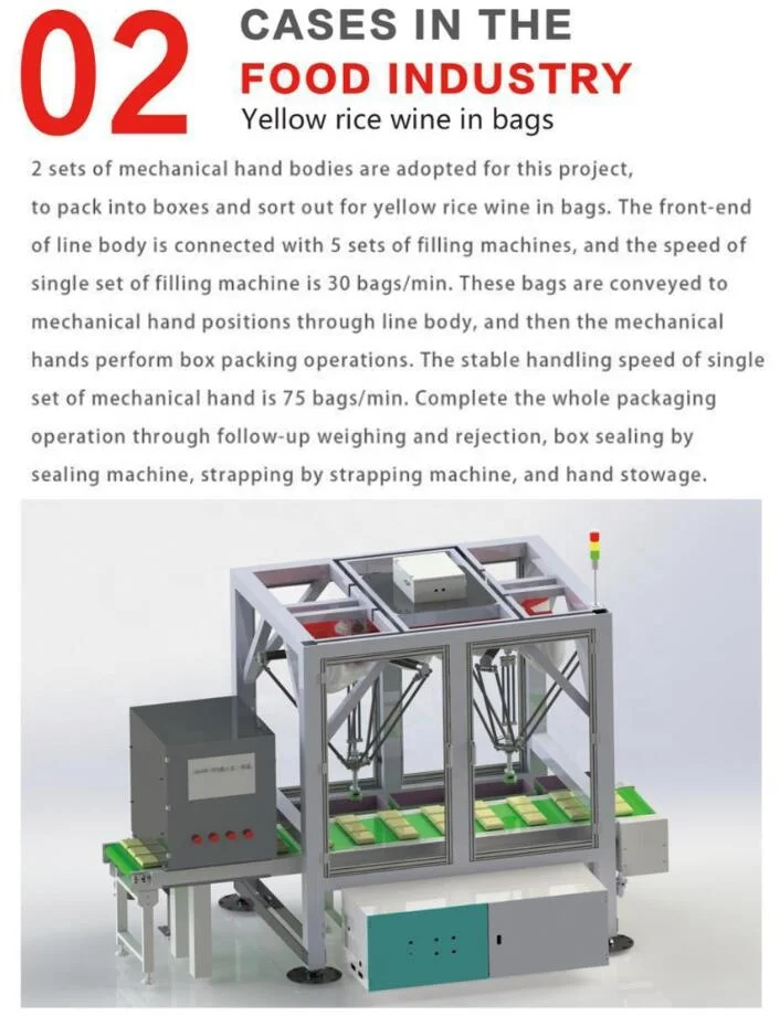 
Fastest industrial delta robot spider robot 