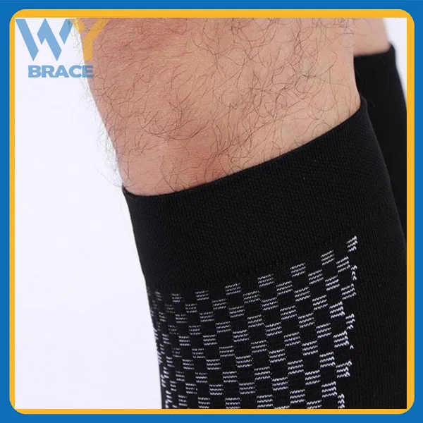 Оптовая продажа, мужские медицинские компрессионные баскетбольные спортивные носки на заказ, спортивные носки для велоспорта с логотипом на заказ