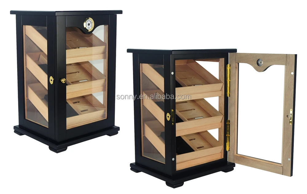 Большой шкаф для хьюмидора в мебели