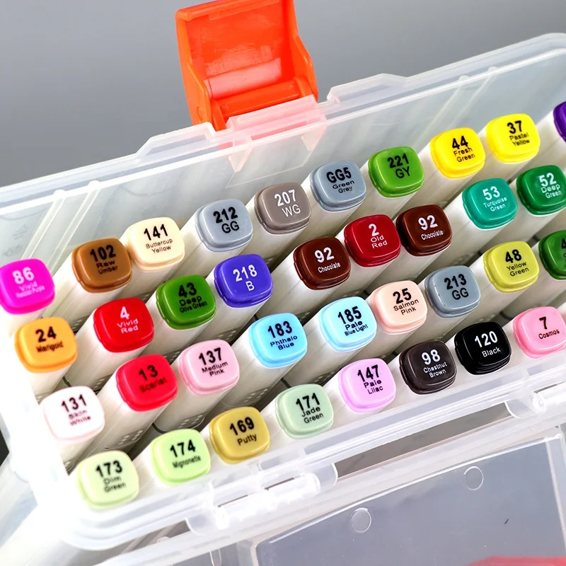 
Super Tips Art Drawing Dual Tip Fine Bullet & Chisel Point Color Marker Box 