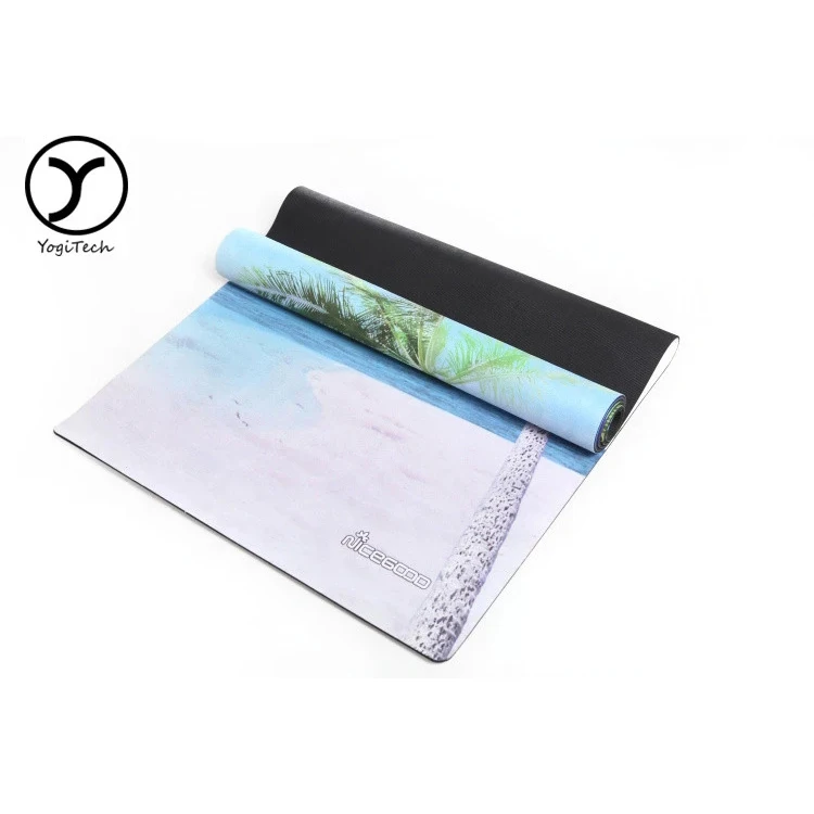 
Hangzhou Blank Sublimation Suede/Microfiber Combo yoga mat manufacturer custom made yoga mats 