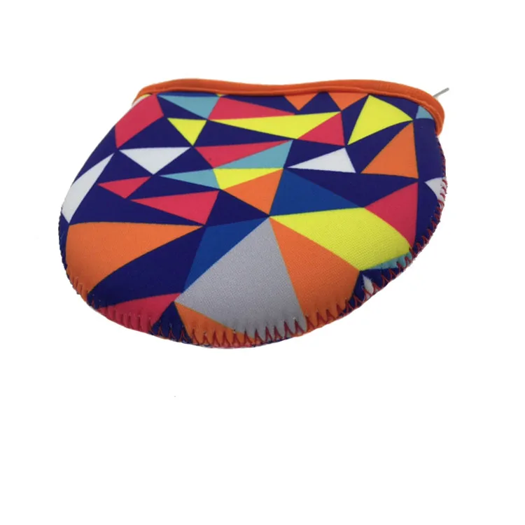 Neoprene Zipper Card Wallet Coin Pouch