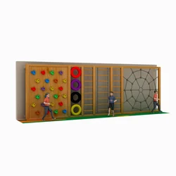 High quality wood kids climbing wall for sale