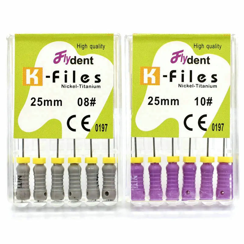 
Dental NITI K files nickel titanium hand use endondontic root canal files 21mm 25mm 28mm 31mm 