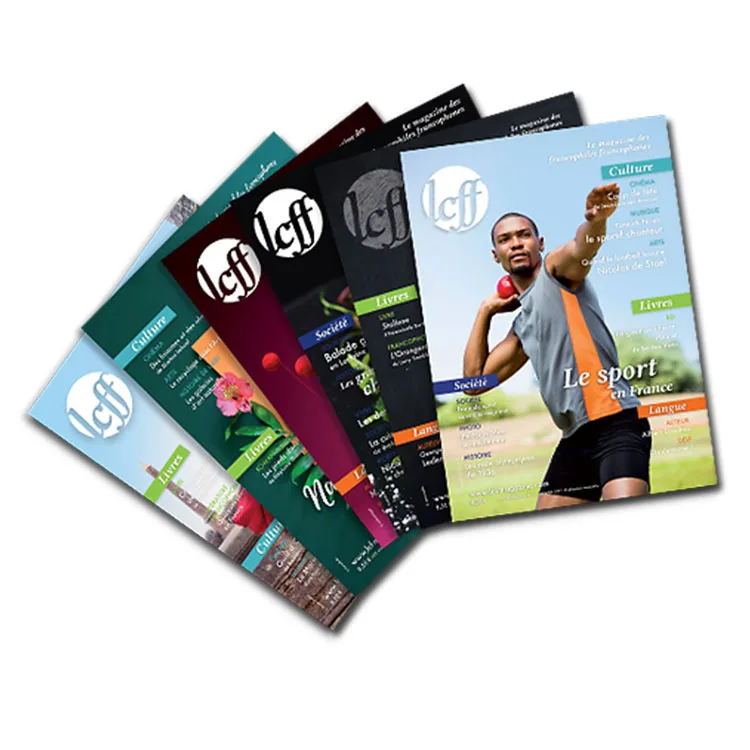 Wholesale factory price newest met art glossy magazine printing