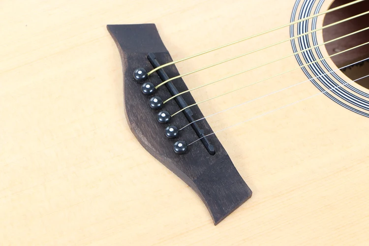 36 inch Chinese Wholesale Travel Acoustic Guitar With Natural Color