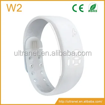 W2 USB LED Smart Wrist Band / Time / Calorie / 3D Pedometer / Temperature / Sleep Monitor Kids USB bracelets