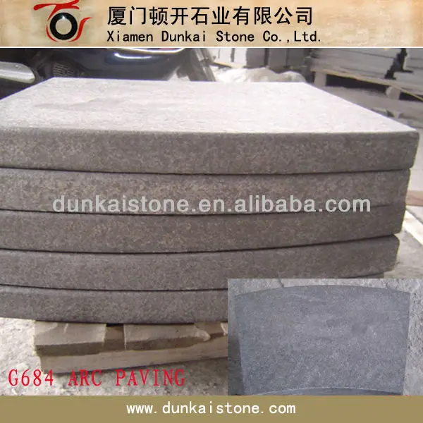 
flamed paving stone type black basalt stones for sale 