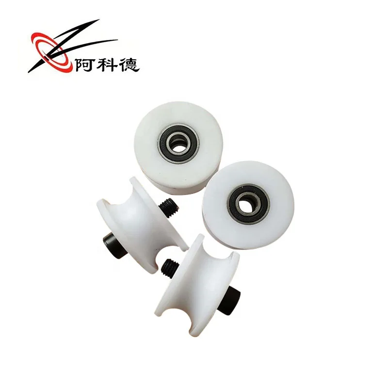 POM acetal wire rope pulley standard cable sliding sheaves nylon timing belt pulley roller