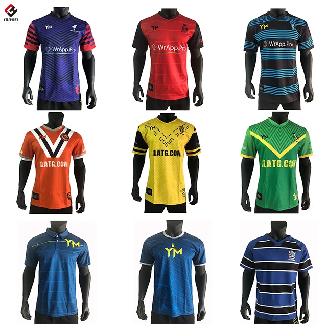 Sublimated Durable Strong Stitching Rugby Jersey Bartack Styles Rugby Shirt Different Styles Rugby Top