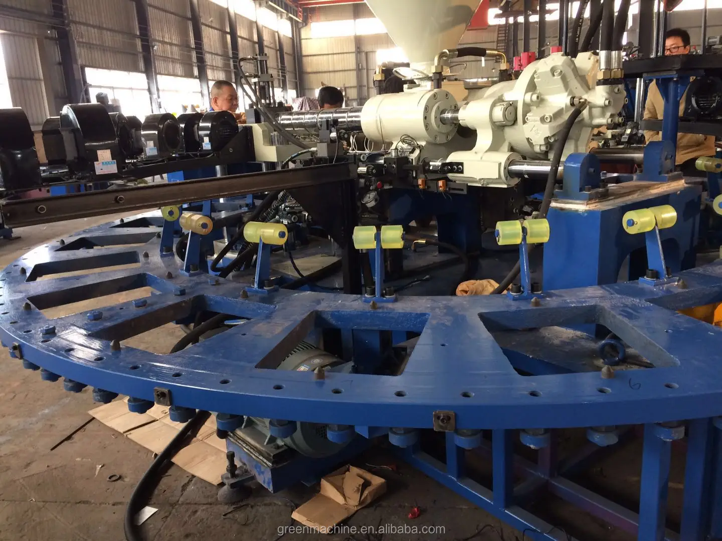 PVC air Blowing slipper / flip flop/strap making Machine