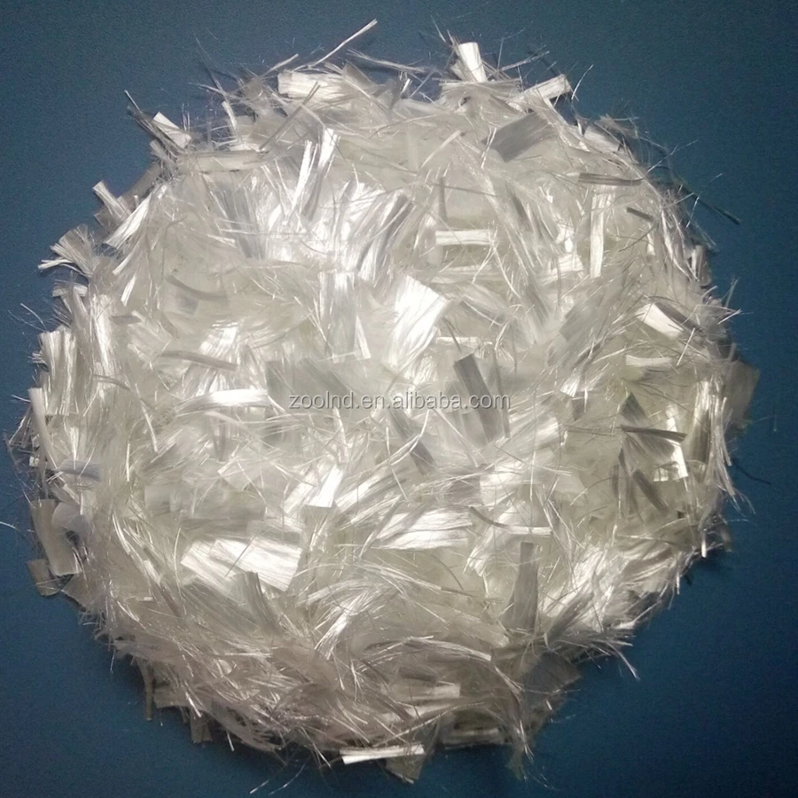 Zoolnd Virgin Polypropylene Fiber White19mm Monofilament Concrete Fiber