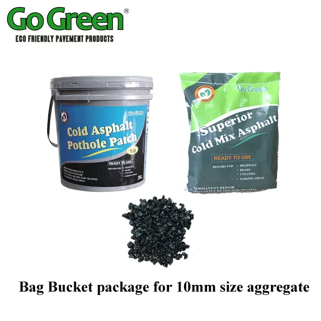 Go Green superior cold mix asphalt pothole repair machine for asphalt roads