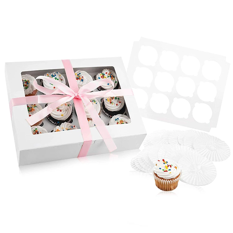 Пищевой класс Пользовательский логотип печать упаковочная бумага для торта картонная коробка