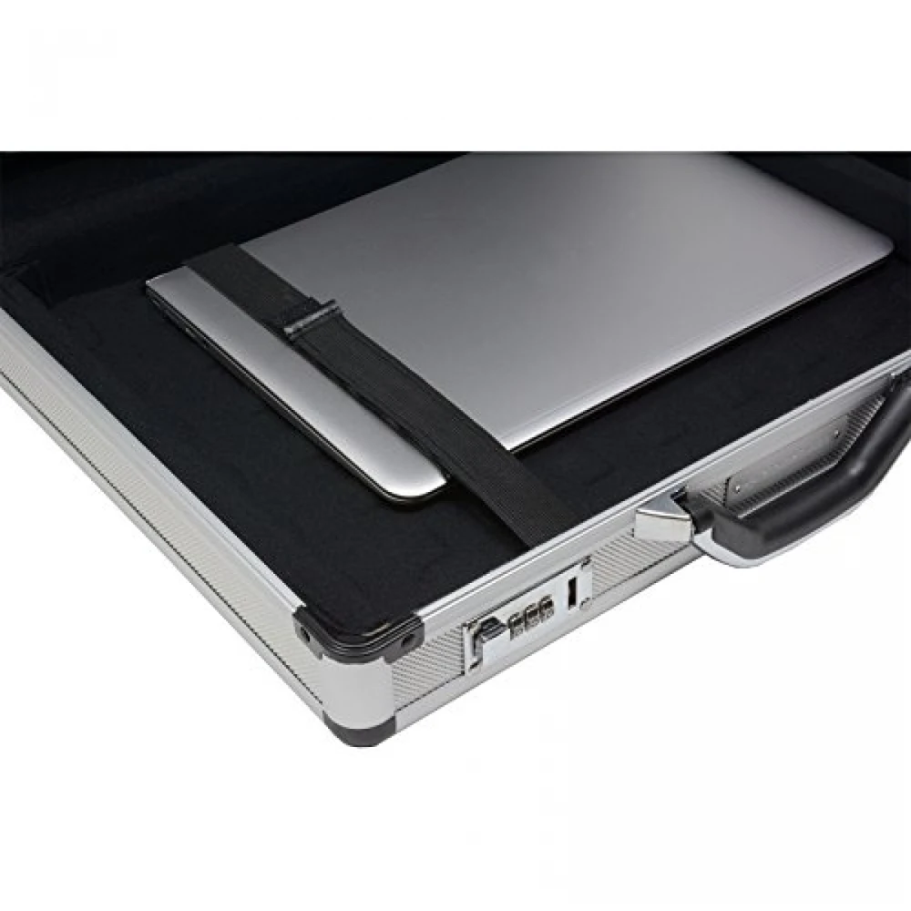 Aluminum Luggage Case Briefcase 4 Inch Business Bag Briefcase Attache Case For Carrying case