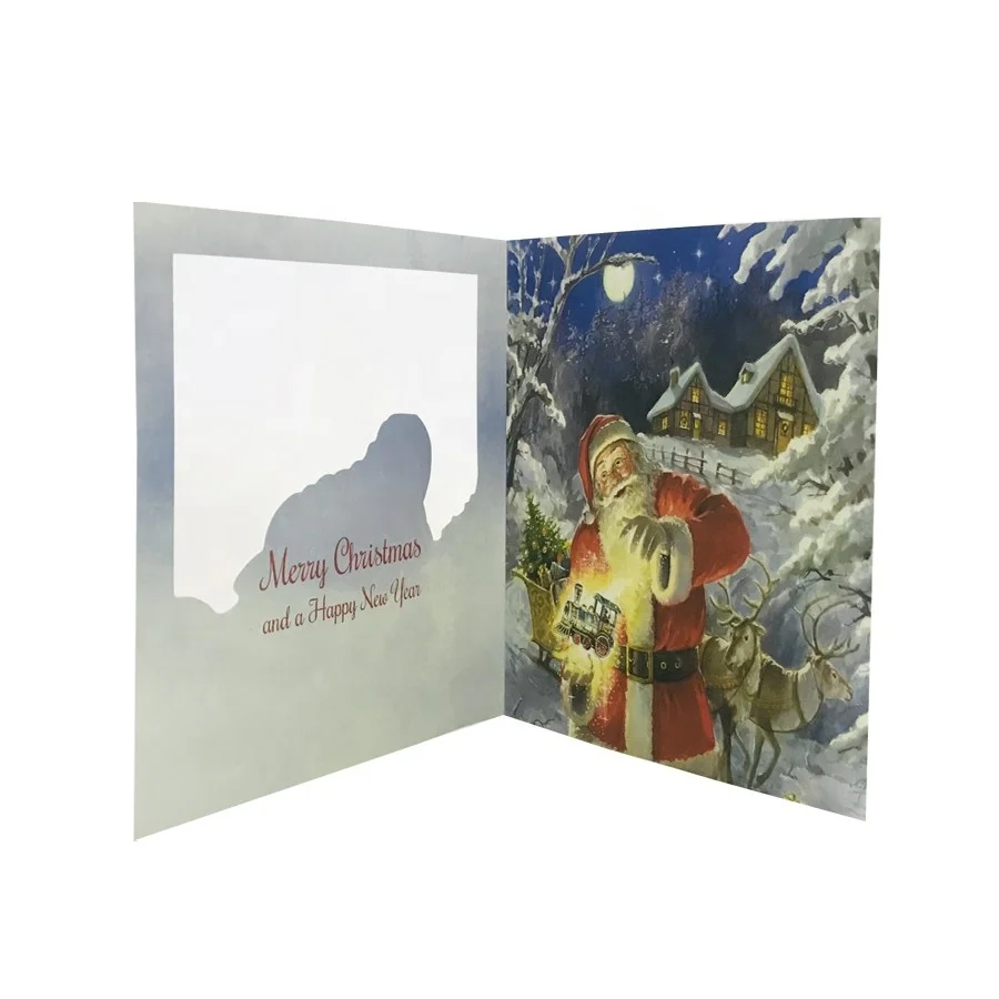 Christmas Best Wishes Video Player LED  Light Module for  Greeting Card