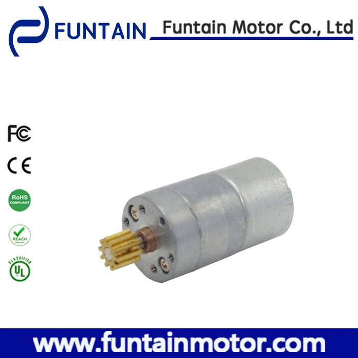 Небольшой коробка передач 12 В электродвигатель постоянного тока, Funtain Двигателя 25GA310