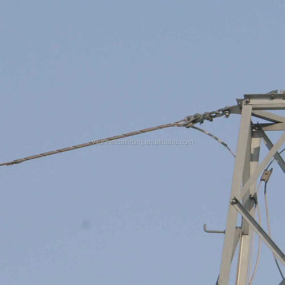 Винтовой зажим натяжения для волоконного кабеля OPGW мертвого