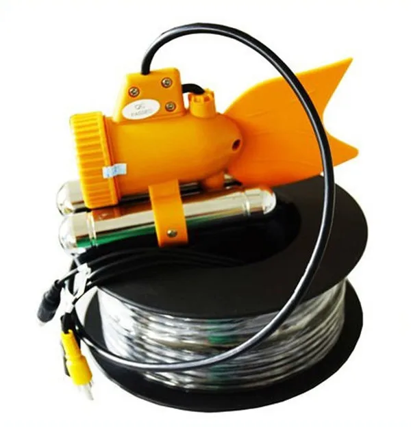 Fish Finder 20M Cable 7 inch LCD Underwater Video Fishing Camera System With 24Pcs White Lights