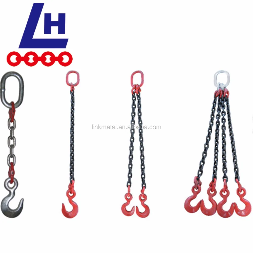 G80 сварная оцинкованная сталь Сплав Высокая Растяжимая подъемная цепь