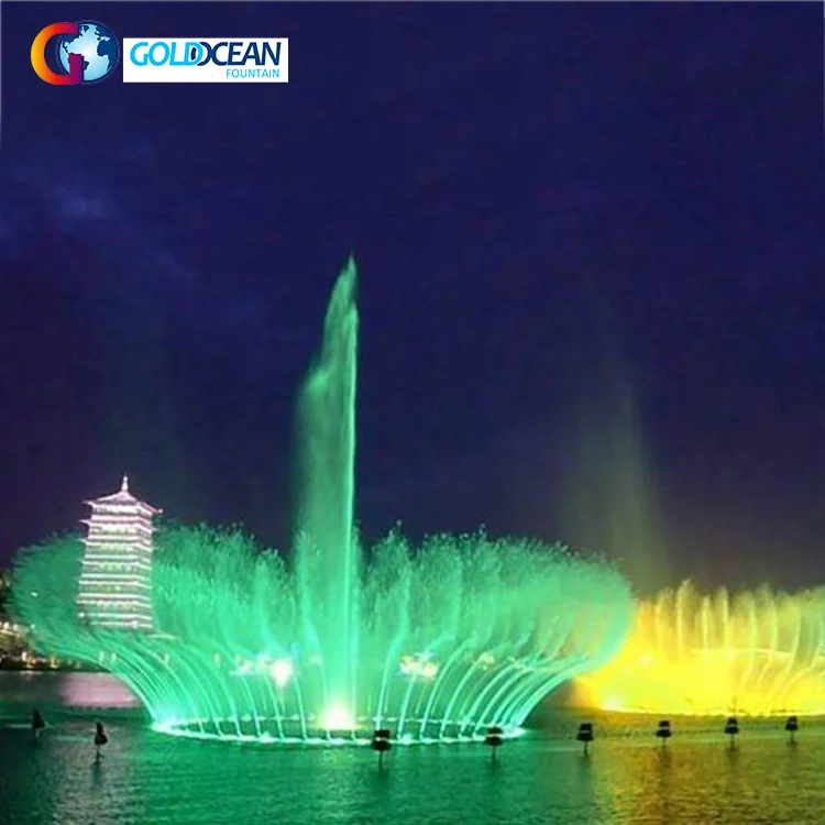 Недорогой уличный Красивый Музыкальный фонтан для вечеринки встроенный в озеро или реку