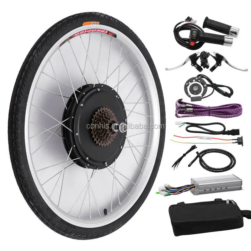 48V 1500W Rear E-bike Kit with LCD Electric Bike Bicycle Conversion Kit China