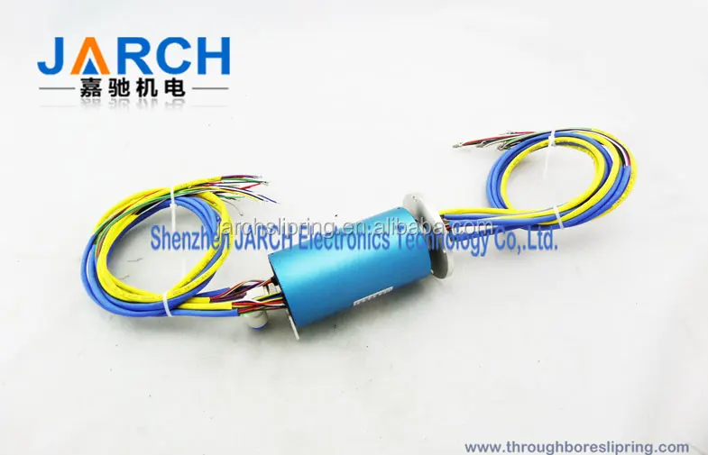 High pressure pneumatic electrical slip ring connector for pneumatic and hydraulic pressure with OD 6mm